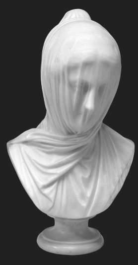 Bust of a veiled Nun depicting the subject of Faith