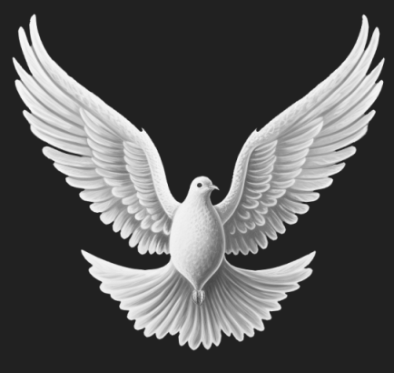 Symbol of a Dove depicting the subject of peace