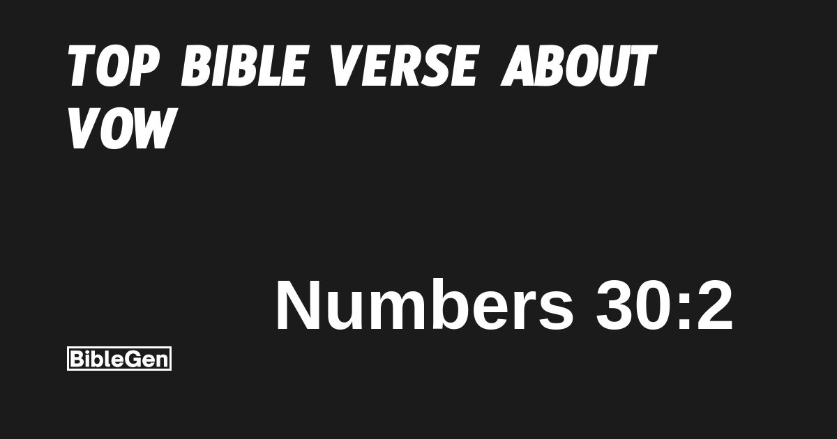 Top%20Bible%20Verse%20About%20Vow